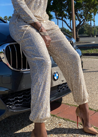 Champagne Joggers